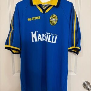Errea Hellas Verona 1999/00 Home Soccer Jersey Size 2XL